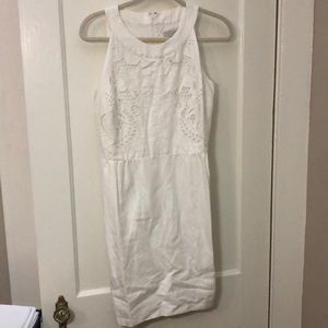 LOFT White Lace Dress